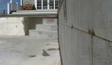 IFCs form the pool's walls and provide a resilient layer beneath the vinyl layer.