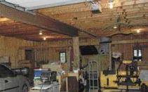 The plan was to transform this garage into living space with an open floor plan.