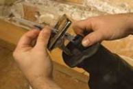 New blade-changing features are the best improvement to this category in years. The Makita (shown) and Bosch have tool-free mechanisms that lock open while you insert a new blade.