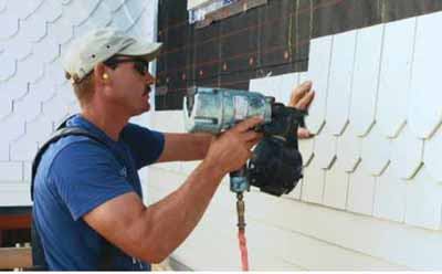 Decorative Shingling With Fiber Cement
