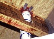 To avoid the kind of plumbing drop shown above, most manufacturers allow I-joists to be moved up to 3 inches from the specified spacing without a redesign.