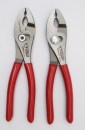 Here are two of the many hand tools made by Wilde. The slip joint pliers on the left have a flush fastener; the ones on the right have a standard nut and bolt.