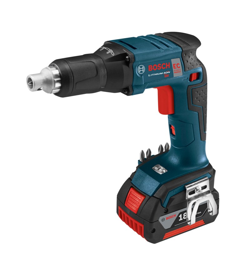 This is the official photo of the SG182 Drywall Screwdriver—which is scheduled to be released in the U.S. in September 2014. It's shown here with a 4.0 Ah FatPack battery.