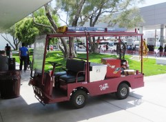 Electric Transporter Work Vehicle at Las Vegas Convention Center