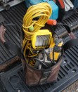 Cargo totes work best with large bulky items that can be thrown into the same compartment. Small tools are best stored in other types of carriers.