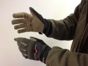 StoneBreaker Nailbender gloves. After several months of use, the goatskin leather palms show little wear.
