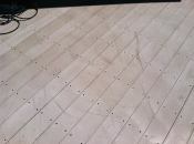 Located in Ohio, this WPC deck had a weathered but structurally sound surface.