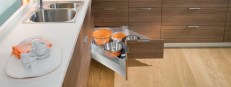 Blum, blumotion, tandembox, corner drawer, space corner, corner storage, corner kitchen storage