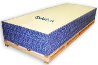 Loud neighbors are not a nuisance with Quiet Solution's QuietRock drywall, which installs and finishes like standard drywall and provides the same noise reduction as eight regular sheets. Products range from QuietRock 510, the lowest-cost soundproof drywall on the market, to QuietRock 545THX, the only THX-certified drywall product on the market.