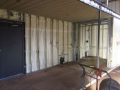 For moisture control, comfort, and energy conservation, Build-A-Box units are insulated with R-24 to R-30 applications of 2-lb density spray polyurethane.