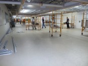 One small part of the Chicago Regional Council of Carpenters training facility in Chicago. The facility offers a wide variety of training programs from cabinet making to concrete form construction.