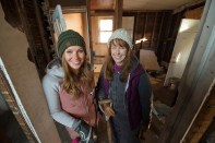 Mina Starsiak, left, and her mother, Karen E Laine