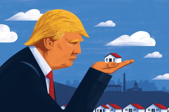 Remodelers and the nation await to see how a Trump administration will impact them (illustrated by Hylton Warburton).