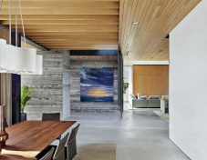 Board-form concrete walls mix well with glass and metal in modern house designs, such as this project Risinger built with Alterstudio Architecture of Austin, Texas.