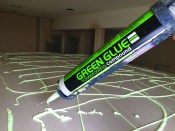 Green Glue offers a simple sound-dampening method the author employed in a basement apartment.