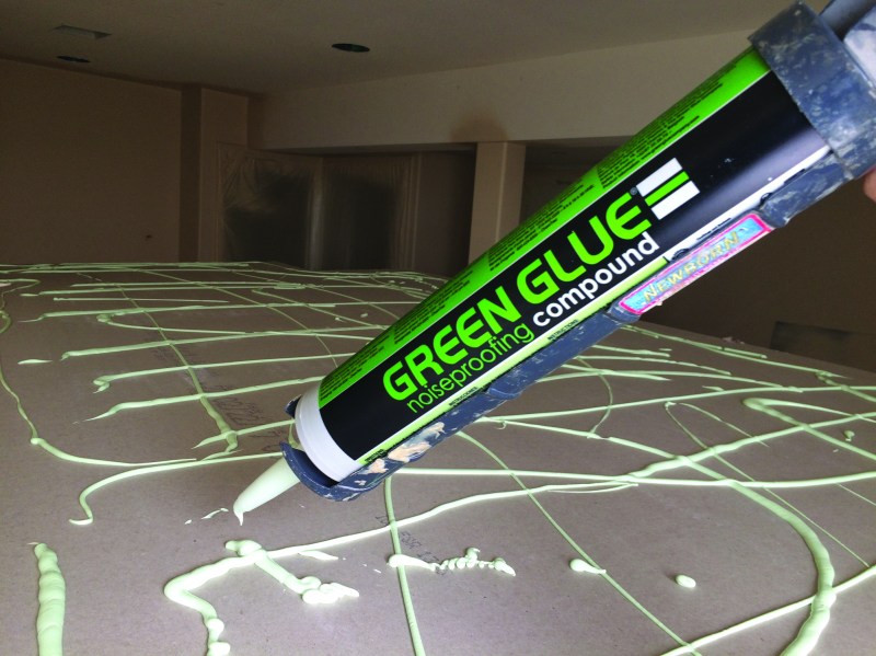 Green Glue offers a simple sound-dampening method the author employed in a basement apartment.