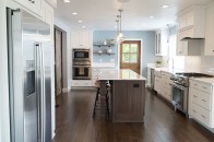 The Coombs' new kitchen is bright, open, and modern.