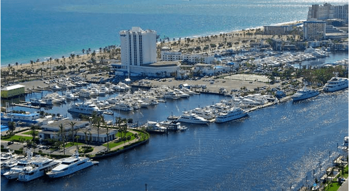 Bahia Mar resort, Fort Lauderdale, FL, site of the 2018 Deckorators Pro Summit.