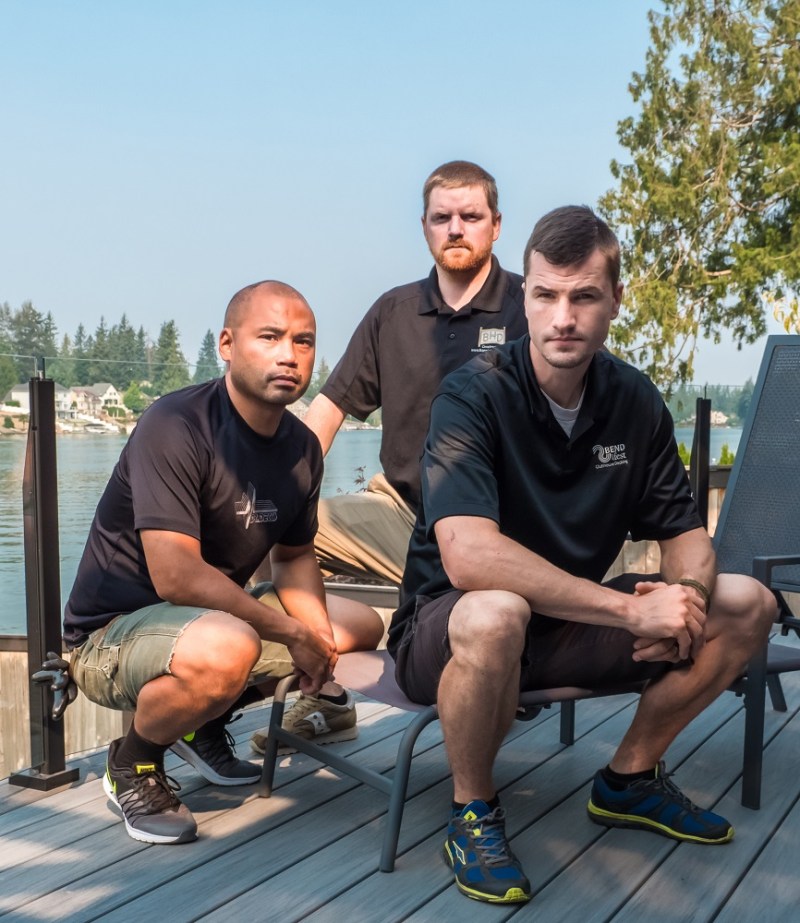 Phil deLeon, Kyle Bannister, and Jason Katwijk (left to right)