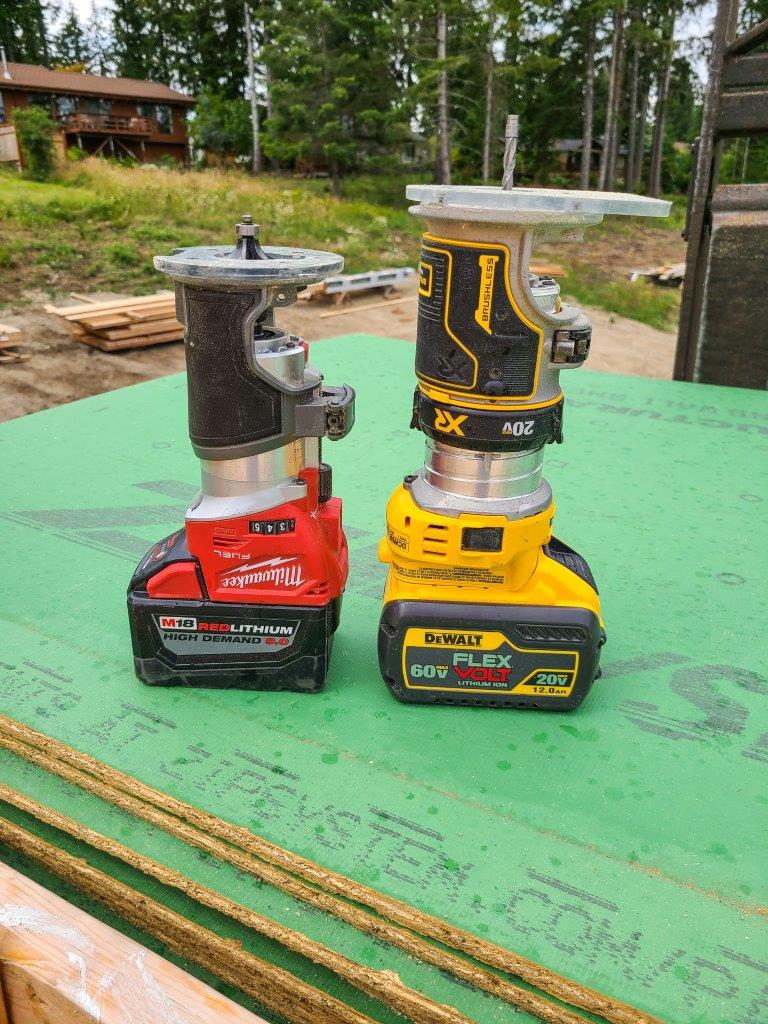 Dewalt 18v Palm Sander Compact Router Dewalt 60v Router