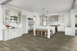kitchen in newly constructed luxury home