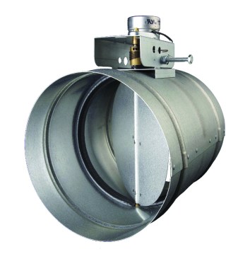 Broan’s makeup air damper opens or closes in response to the control on the range hood fan, allowing passive entry of makeup air for the exhaust fan.