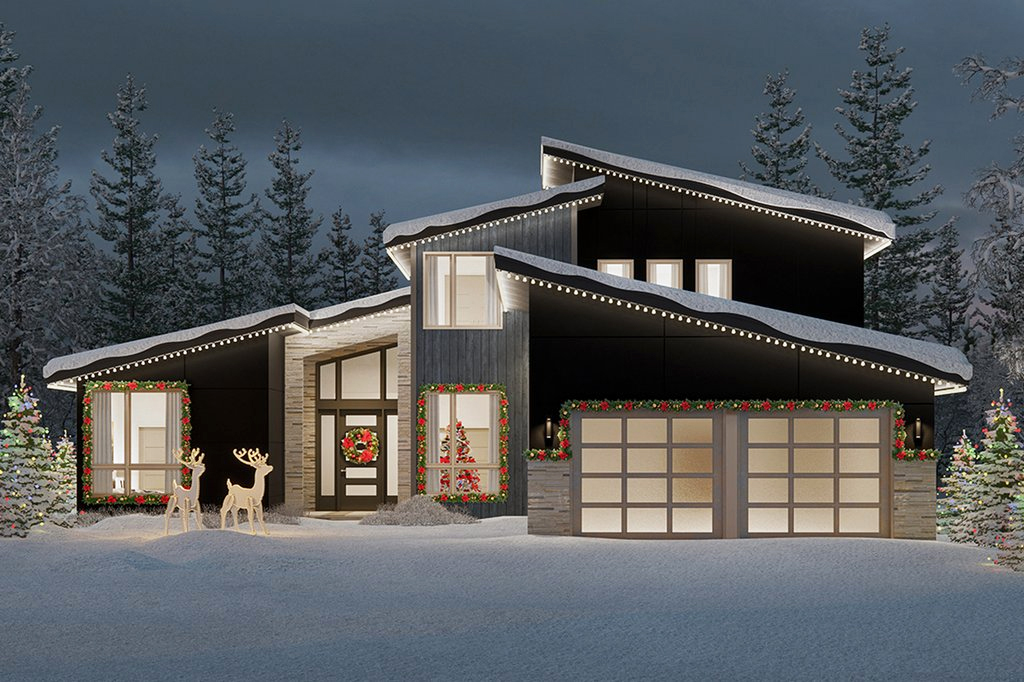 Multigenerational house plan (exterior). Learn more at Houseplans.com