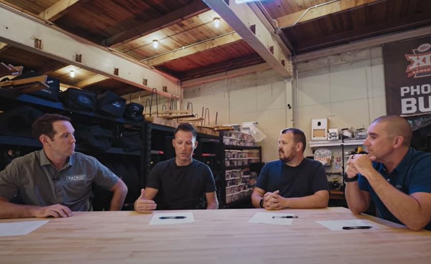 (L to R) Shane Durkin, Luke Mann, Jake Bruton and Andrew Jackson open up about their mistakes, successes and lessons learned as building custom home and high-end renovations.