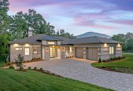 Empty Nest House Plan, Front Exterior. See Details at Houseplans.com.