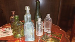 Bottles found during work on old buildings