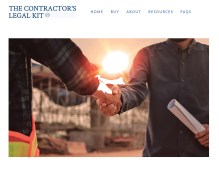 Hands down better than just a handshake. The new, online edition of the Contractor’s Legal Kit includes editable construction agreements and forms, plus a User’s Guide that amounts to a basic legal education for building contractors.