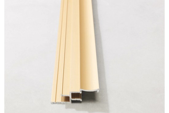 Aluminum accent for board siding