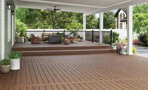 MoistureShield Stratos wide-span composite enhanced PVC decking