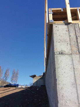 Measure twice, pour once. Solutions for a mis-poured foundation will vary, but the sooner the mistake is identified, the greater the range of options will be to fix it.