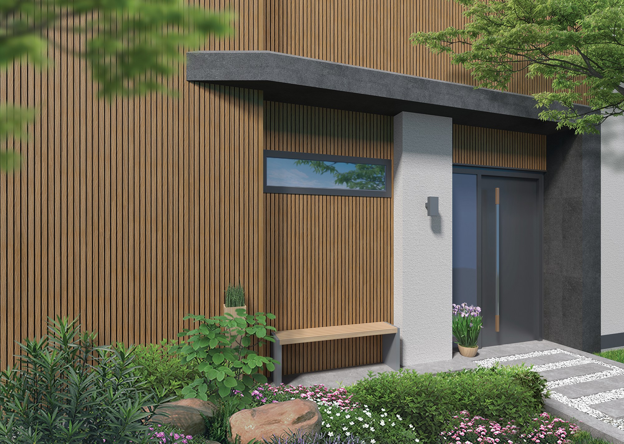 External Pvc Panel Sample Exterior PVC Panels