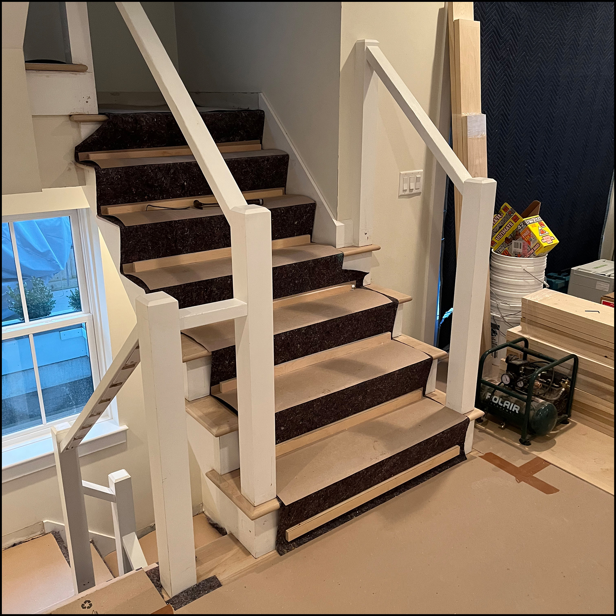A Custom Newel Post Retrofit