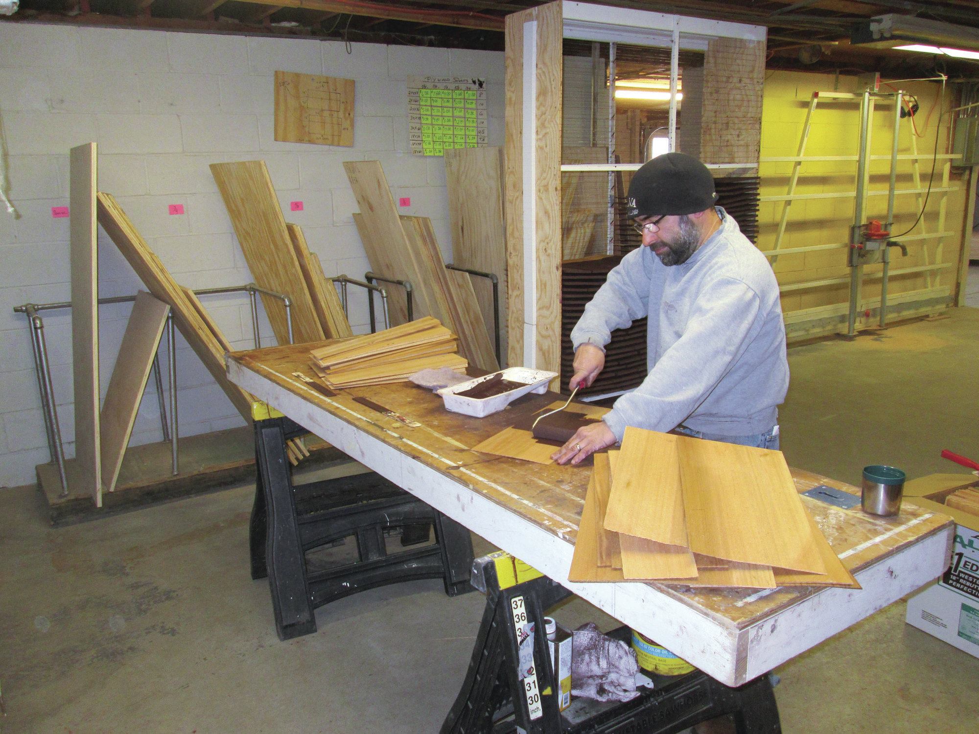 Drying Rack for Staining Shingles