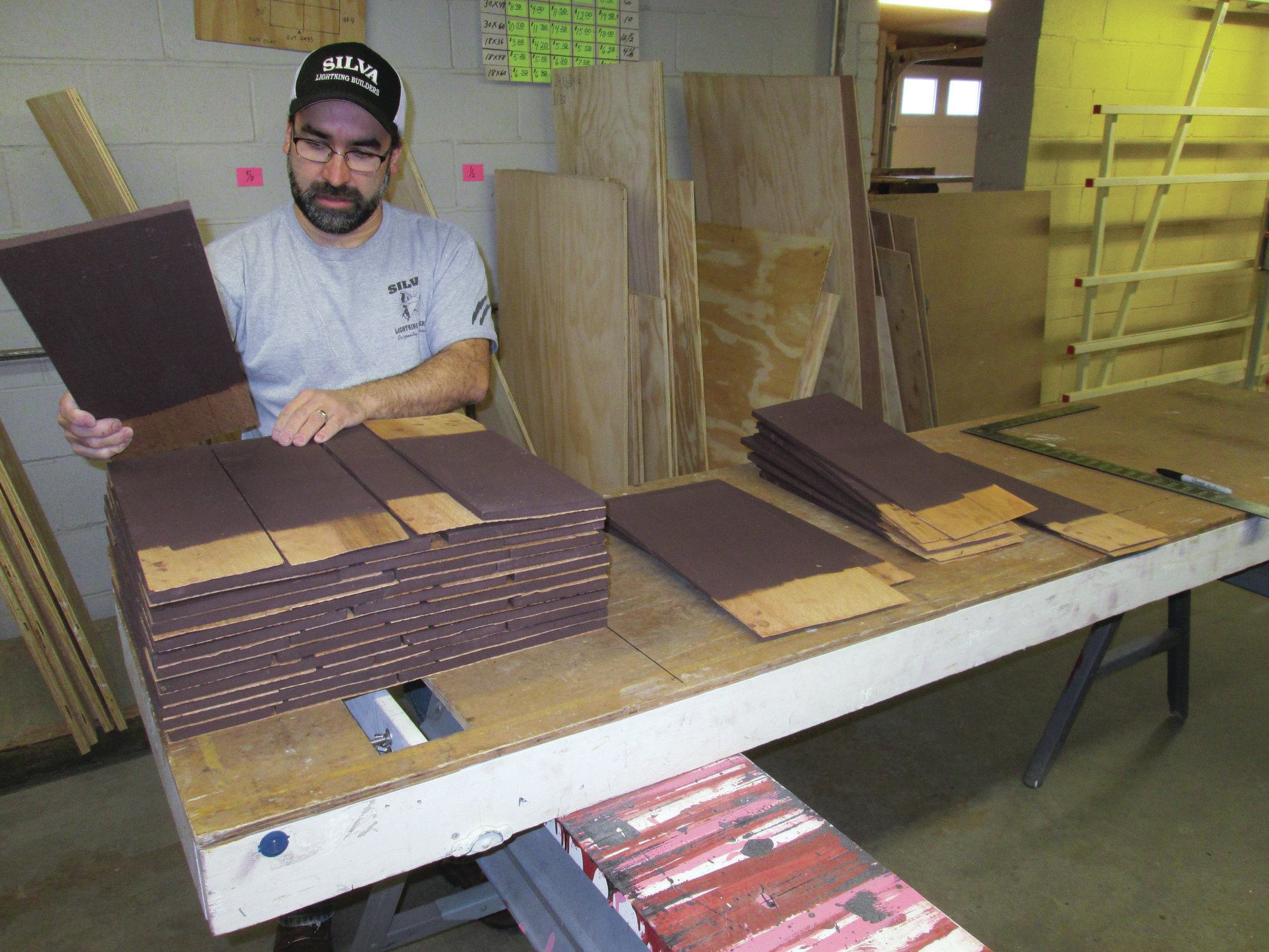 Drying Rack for Staining Shingles