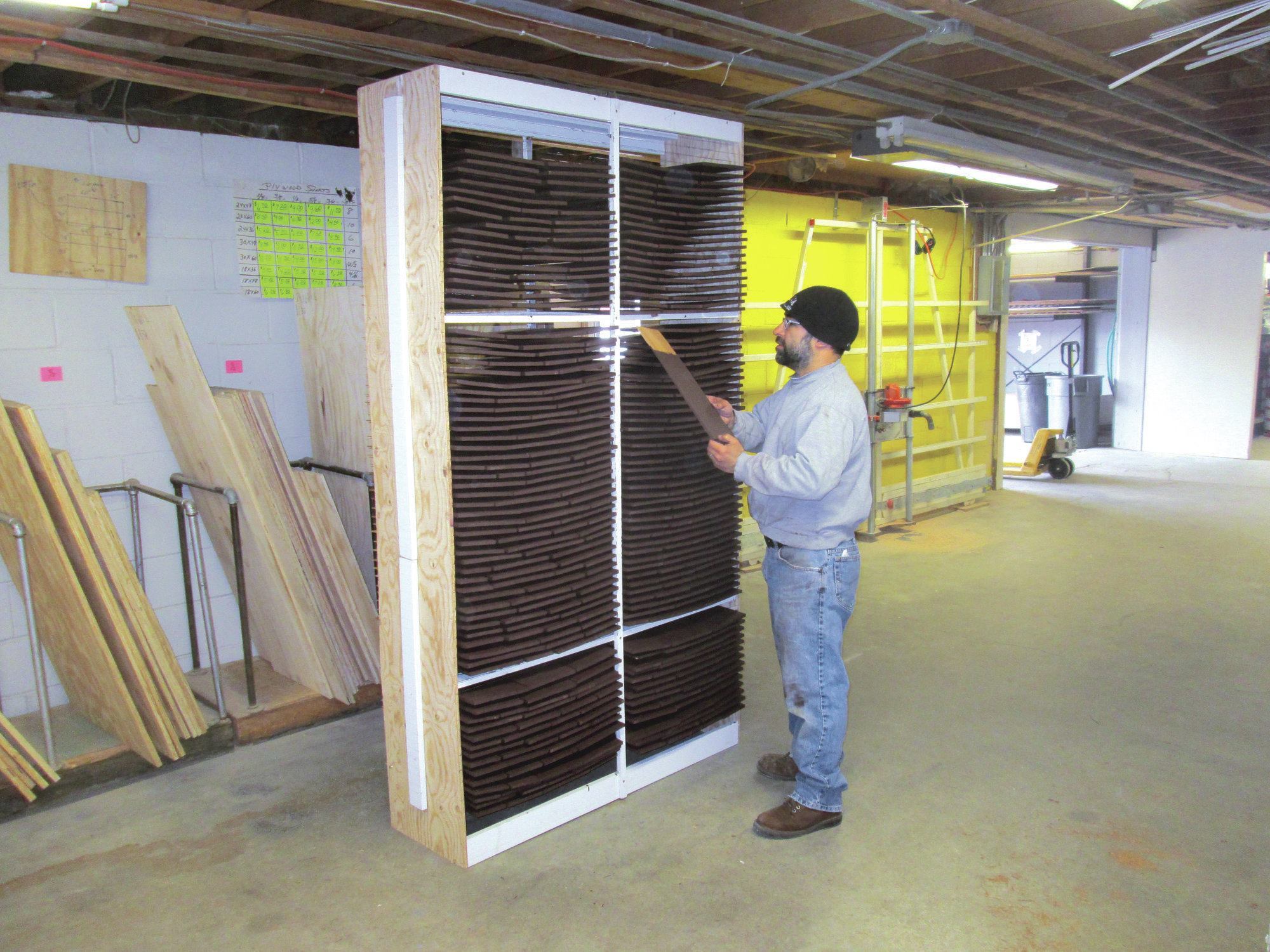 Shingle Racking Methods Drying Rack for Staining Shingles