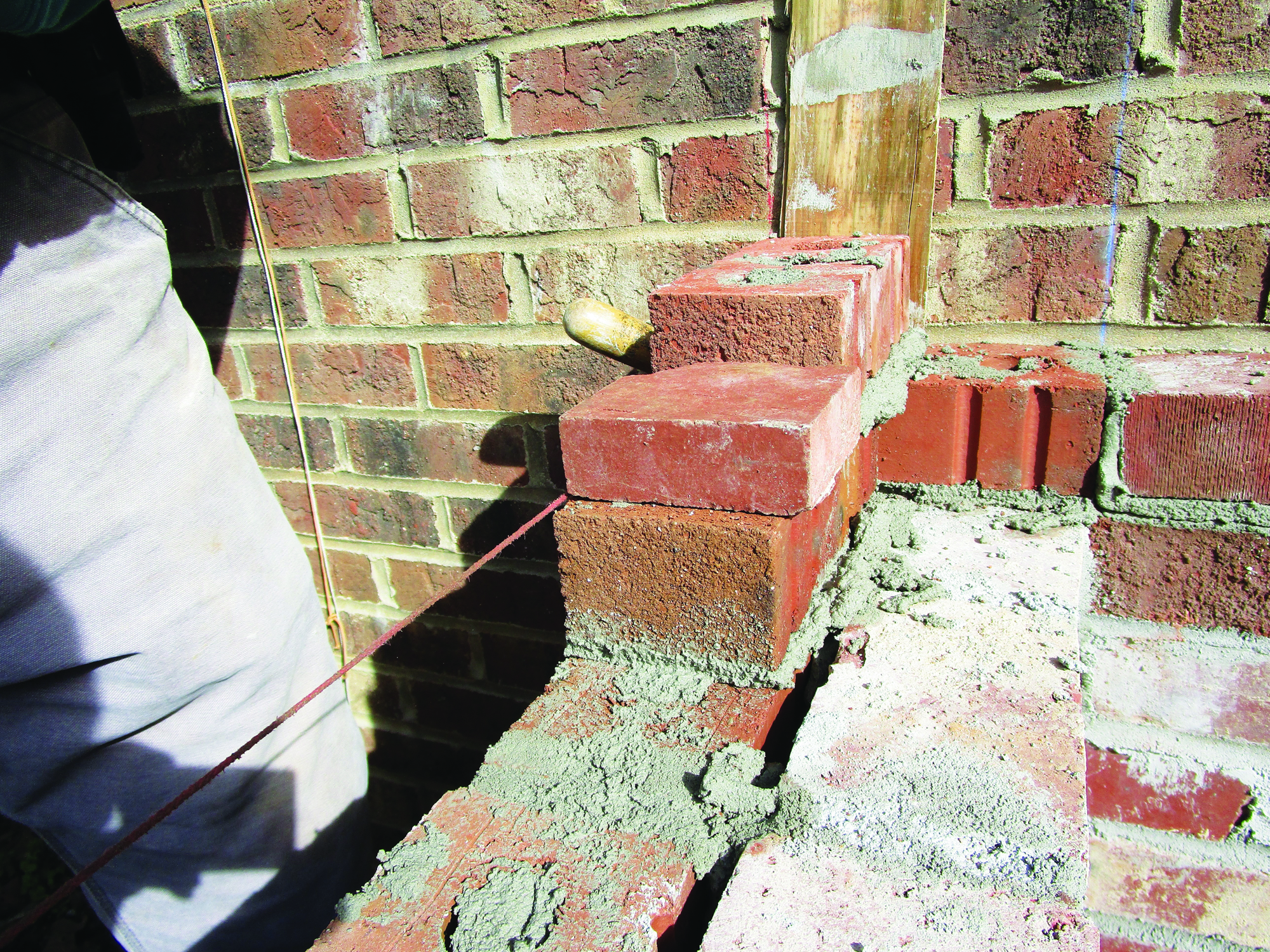 Layout for a Brick Staircase