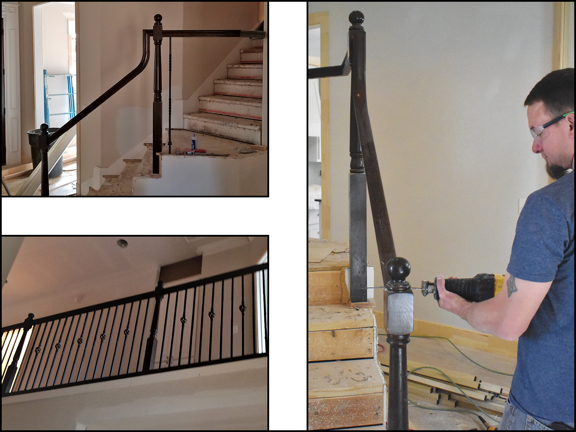 Stair Rail Facelift