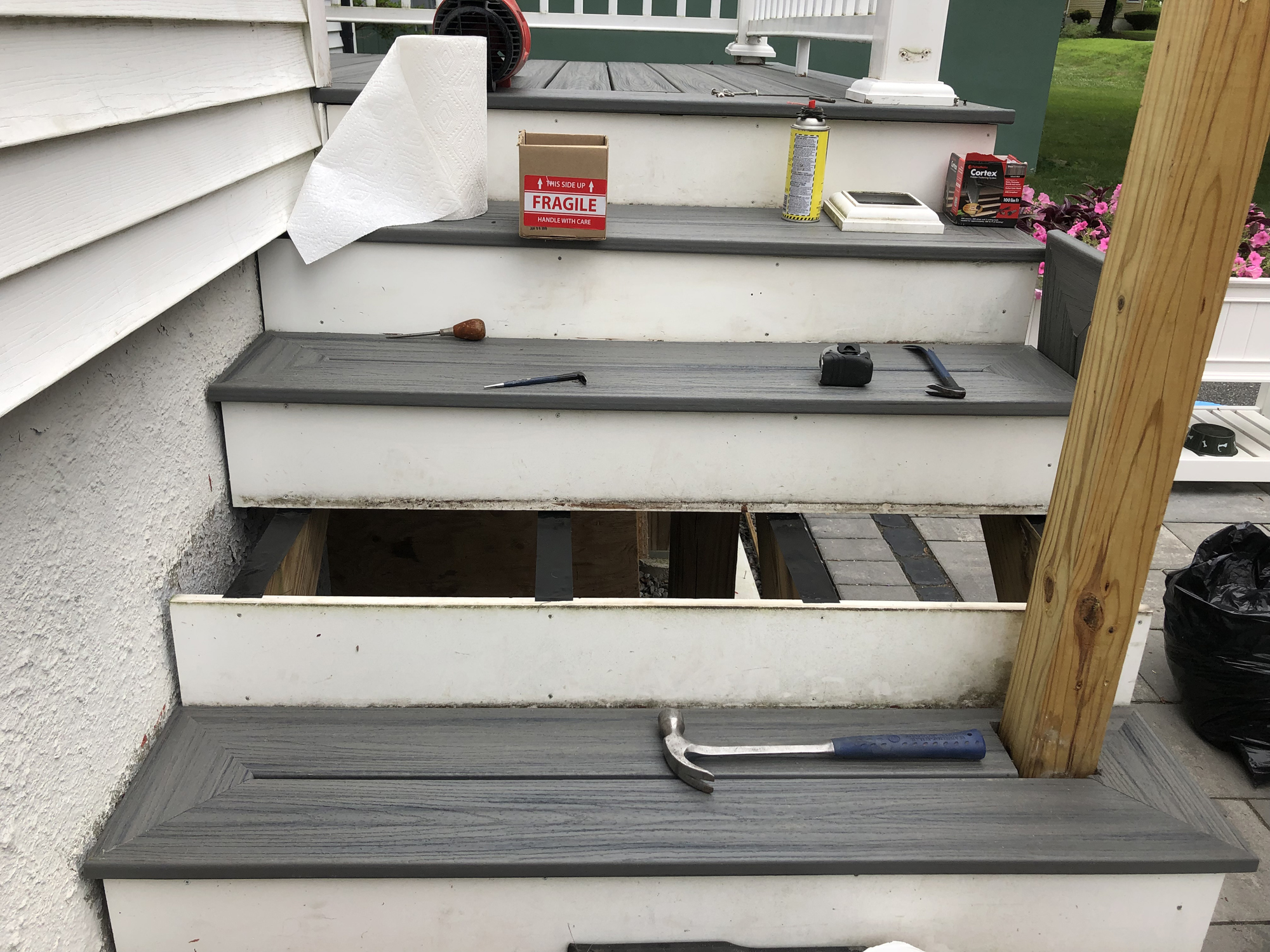 Composite Deck Stair Detail