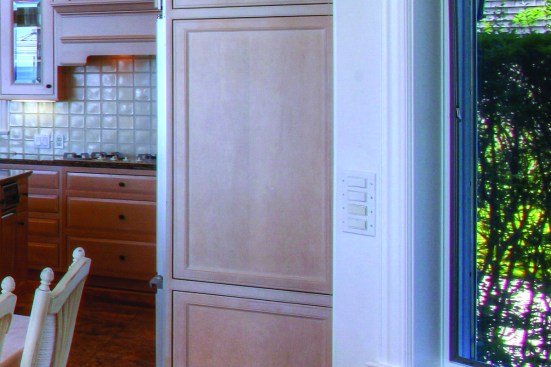 In a bank of switches at the entry to a kitchen, the first switch should always control the ambient lighting.