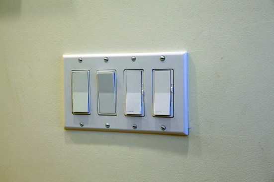 Keep dimmers together, if possible.