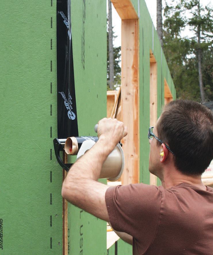 On Site With Zip System Sheathing