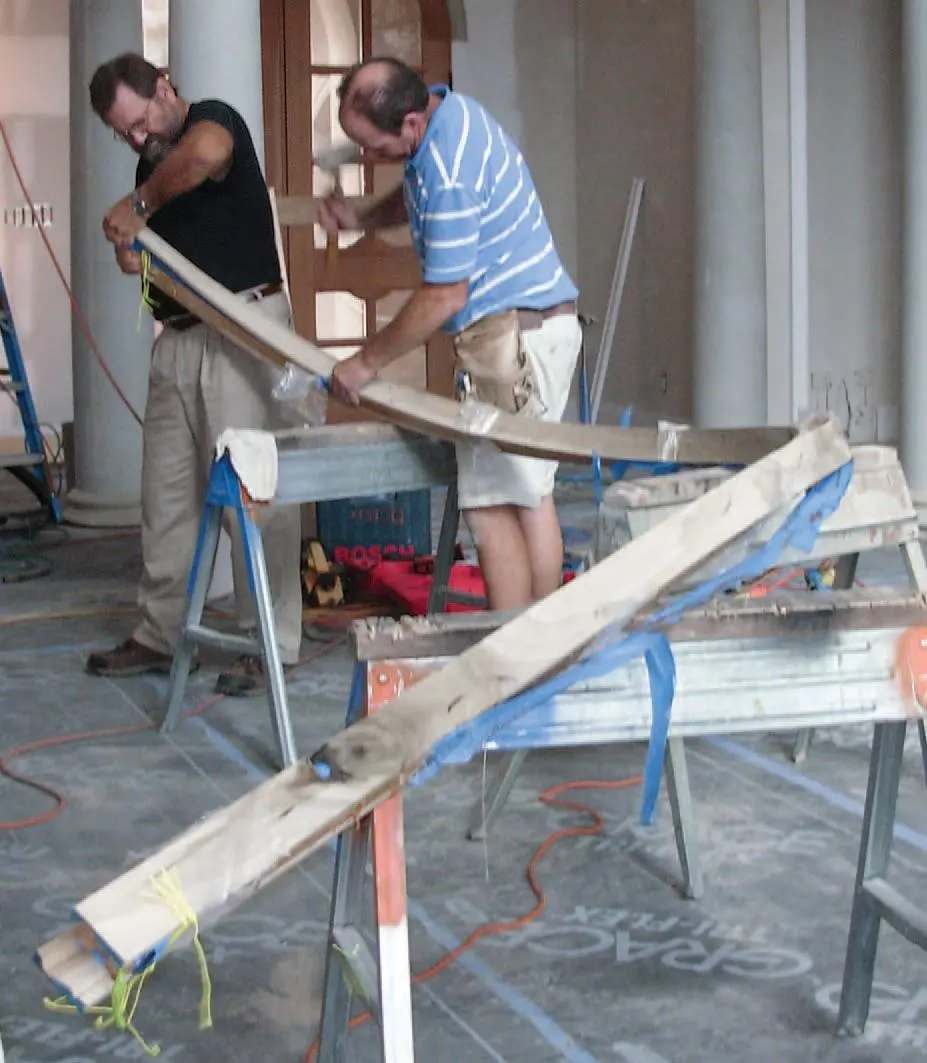 Building a Curved Handrail