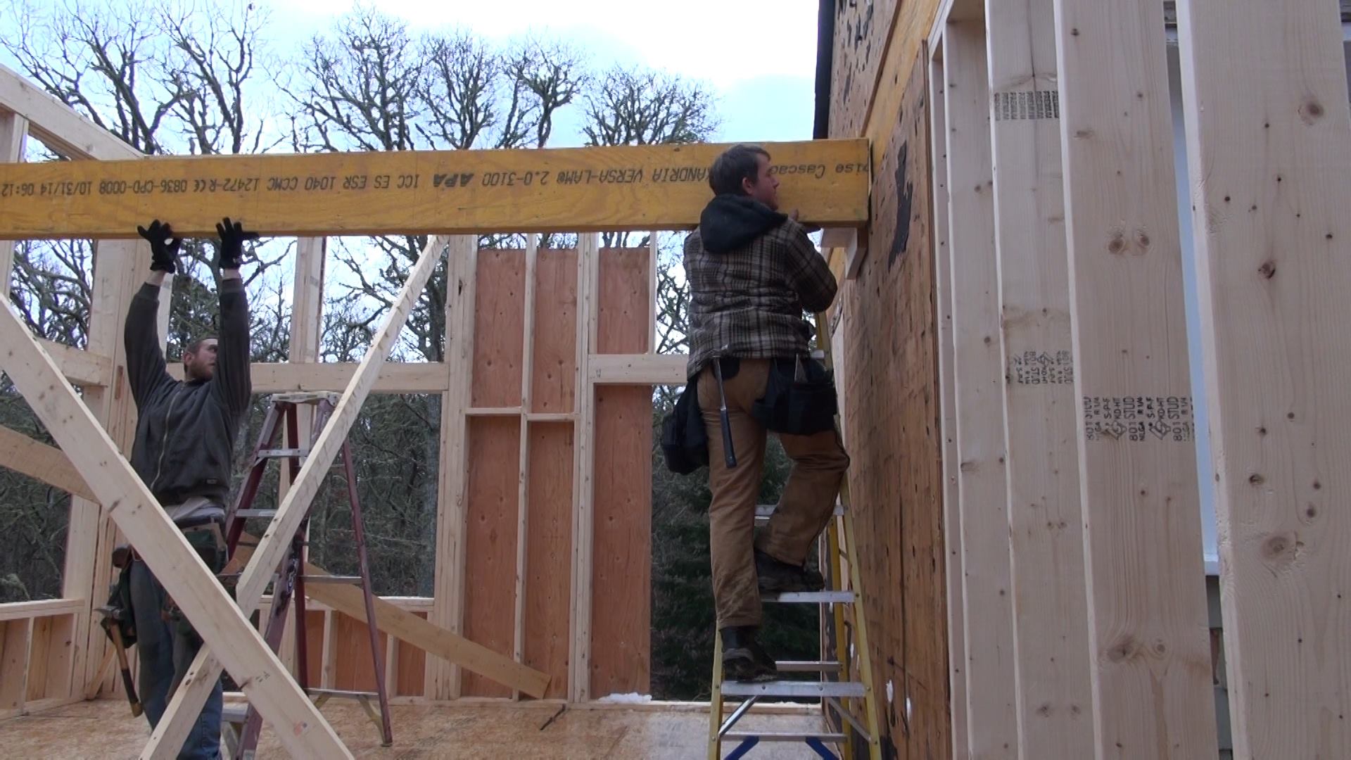 Form Rigging Loft Slideshow: Framing a Loft