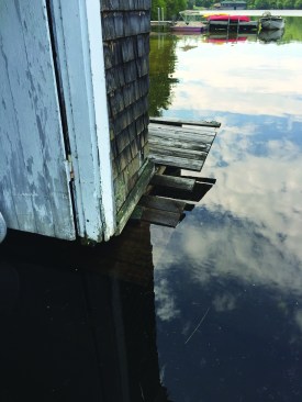 The west side of the structure, however, had dropped more than the east side.