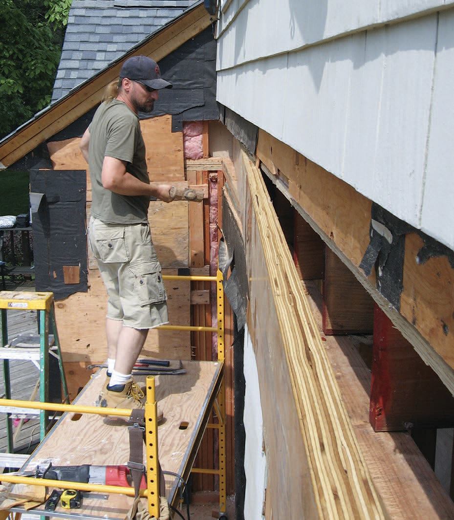 Flitch Rafter Installing a Flush Flitch-Plate Beam