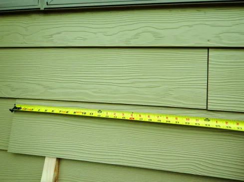 Butt joints should land over studs, but these were offset 24 inches over 16-inch on-center framing, so many of the ends were inadequately supported.